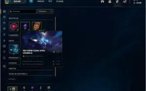 Conta prata 4 com 20 champs e 1 skin