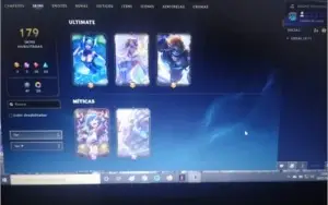 Conta LOL Platina IV 180 skins