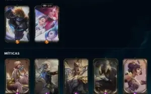 Conta do LoL 2 skins ultimates, 8 prestigios e 17 lendarias