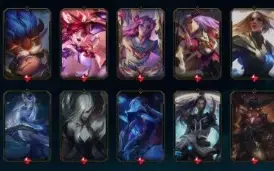 Conta do LoL 2 skins ultimates, 8 prestigios e 17 lendarias