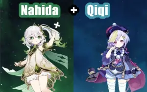 Conta Genshin Impact AR 7 com Nahida e Qiqi ⭐
