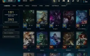 Bronze 4 com 85 Champs e 38 Skins