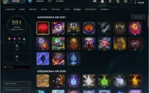 Conta League of Legends LVL 484