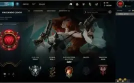 Conta League of Legends LVL 484