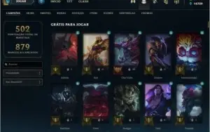 Conta League of Legends LVL 484