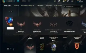 Conta bronze 2 com 110 Champs e 73 Skins + 1 Prestigio Atrox