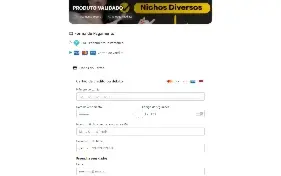 Script Checkout Pix e cartão Produtos Digital