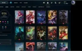 CONTA LEAGUE OF LEGENDS, 926 SKINS, COMPLETA