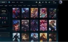 CONTA LEAGUE OF LEGENDS, 926 SKINS, COMPLETA