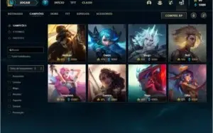 Conta unranked com 155 champs e 230 skins + 4 Vitoriosas