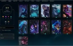 Conta Platina 4 ,77 skins,iconesda season 3,falta 6 campeoes