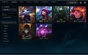 Conta Platina 4 ,77 skins,iconesda season 3,falta 6 campeoes