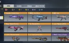 Conta Cod Mobcom 4 Armas Mitica(2 Full) E 10 Armas Lendárias