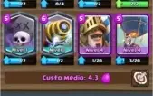 Conta Clash royale lvl 10 com 6 lendárias arena 8