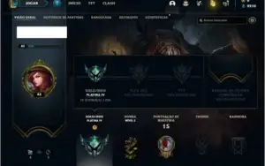 Conta platina 4 com 2 skins e 24 champs SEM EMAIL VERIFICADO