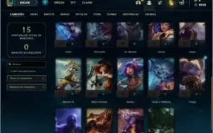 Conta platina 4 com 2 skins e 24 champs SEM EMAIL VERIFICADO