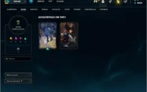 Conta platina 4 com 2 skins e 24 champs SEM EMAIL VERIFICADO