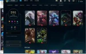 VENDO URGENTE CONTA LOL COM +6MIL REAIS GASTOS NA CONTA