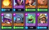 Conta Clash Royale lv 8, com Mago de gelo - Arena 7