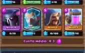 Conta Clash Royale lv 8, com Mago de gelo - Arena 7