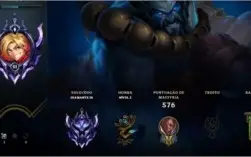 Conta League of Legends Diamante 3 com 150 skins