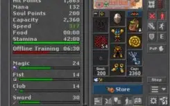 Conta Tibia RP 178  /  MS  118 outros Pacera