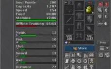 Conta Tibia RP 178  /  MS  118 outros Pacera