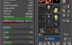 Conta Tibia RP 178  /  MS  118 outros Pacera