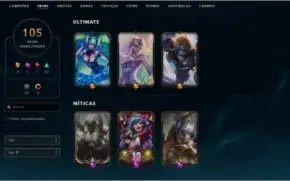 Conta de LoL/+100 Skins/Todos os campeões