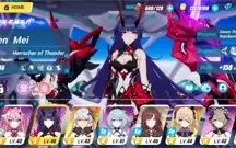 Conta honkai com herrscher of thunder(w/arma),herrscher of v
