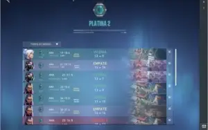 conta valorant platina 2 (smurf mmr alto)
