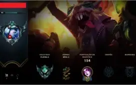 Conta LoL - Plat II - Muitas Skins! - Desde o BETA !