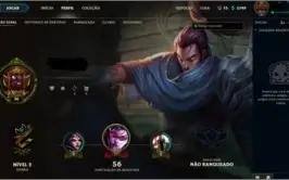 Conta de LOL