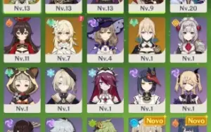 Conta Genshin AR20 (Nahida+Arma dela + Kazuha)