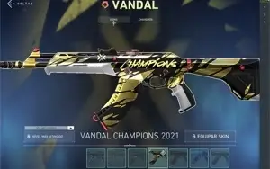 VALORANT - PACOTE CHAMPIONS + SKINS