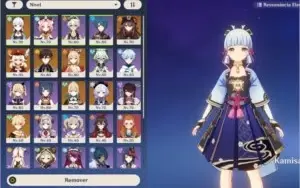 GENSHIN AR 55 - 8 CHARACTERS 5* - 2 WEAPONS 5*