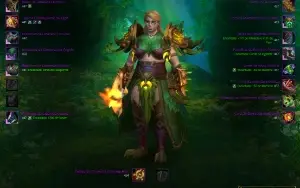 Druida com Mage Tower Feral antigo e Guardian novo