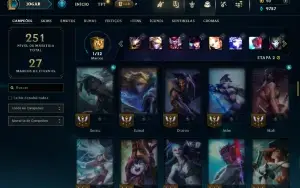 Ferro 2 com 85 Champs e 41 Skins ( SUP / ADC / MID )