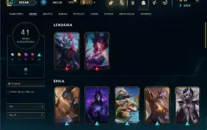 Ferro 2 com 85 Champs e 41 Skins ( SUP / ADC / MID )