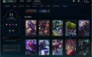 CONTA LOL GOLD 3 SOLOQ LVL 147