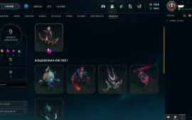 Conta lol com todos os campeões + 195 skins (descrição)