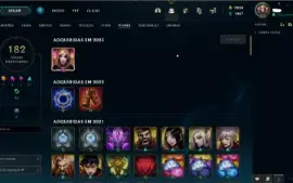 Conta lol com todos os campeões + 195 skins (descrição)