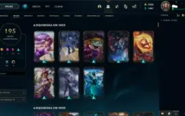 Conta lol com todos os campeões + 195 skins (descrição)