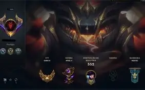 Vendo conta de nivel 500 full campeão
