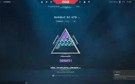 CONTA VALORANT ASCENDENTE 2 COM CHAVEIRO IMORTAL E SKINS