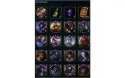 Conta com todos os campeões, muitas skins e fragmentos