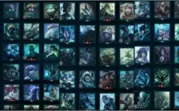 Conta com todos os campeões, muitas skins e fragmentos