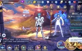 Conta Saint Seiya Awakening LVL 48, Personagens 80, Skins