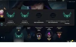 Conta League of legends 1141 Skins, Lvl 755