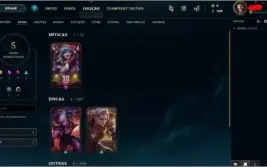 Conta Unranked LOL - Nvl 30 c/ Skin Épica